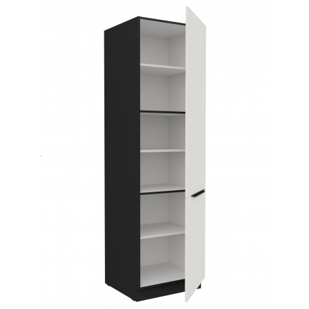 Słupek kuchenny 60 cm AURO 60 DK-210 2F WH/BL antyfinger
